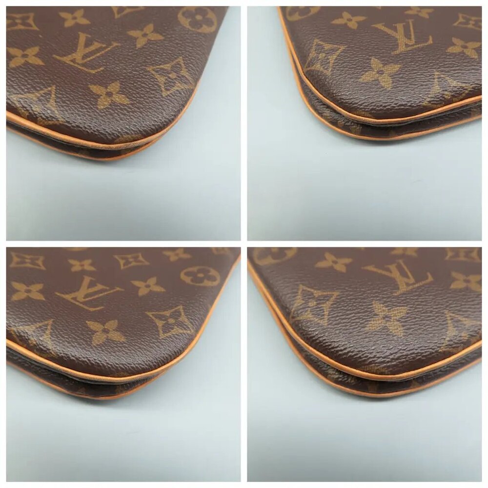 100% Authentic Louis Vuitton Lorette Brown Monogram Canvas Shoulder Bag - Picture 6 of 12